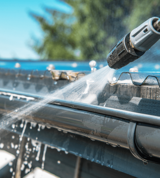 gutter cleaning company pressure washing